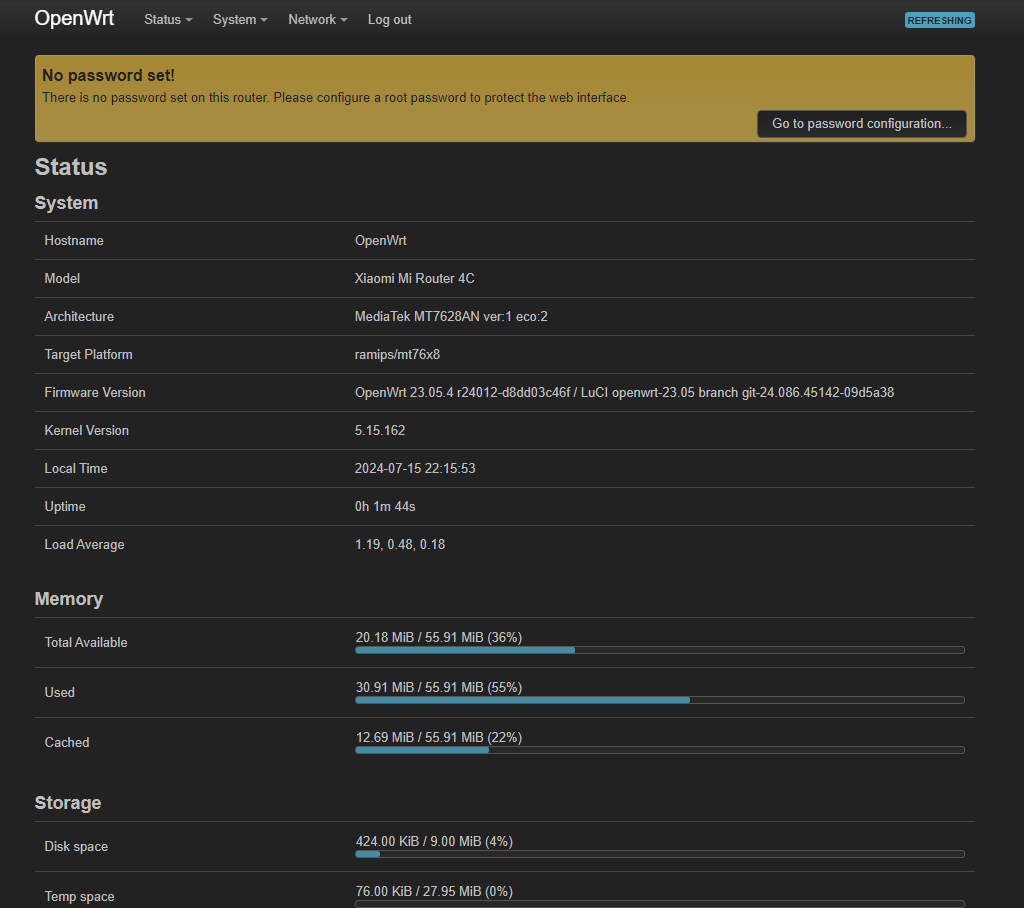 OpenWRT настройка WireGuard клиента